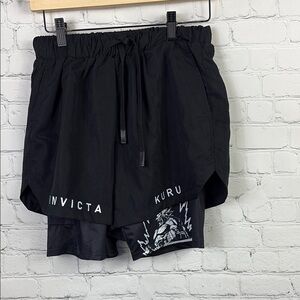 INVICTA KURU Men's Black Performance Shorts size small
